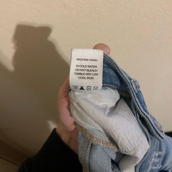 Judy Blue Back Rip 90'S STRAIGHT Light Wash Women’s Sz 7/28 Distressed High Rise - Picture 11 of 11